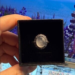 Adjustable Moonstone Ring
